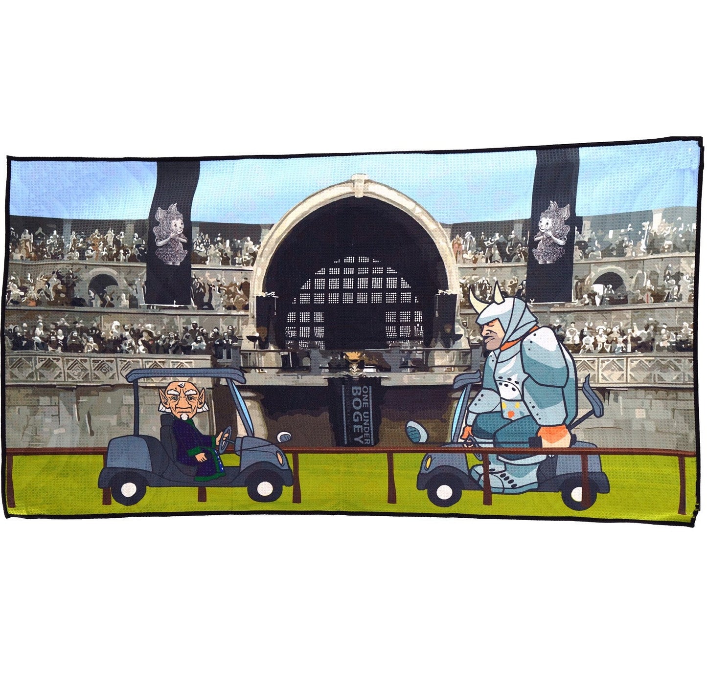 Jousting for Strawberry Girl Micro Fiber Towel