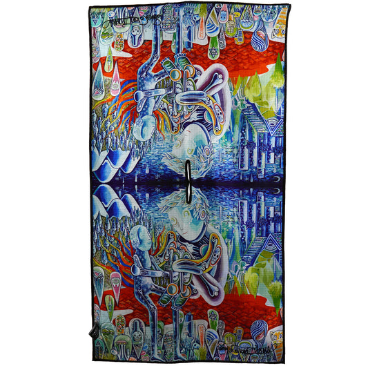 Ogre Warrior Wins the Long Drive Competition with Stargazer Tee Micro Fiber Towel