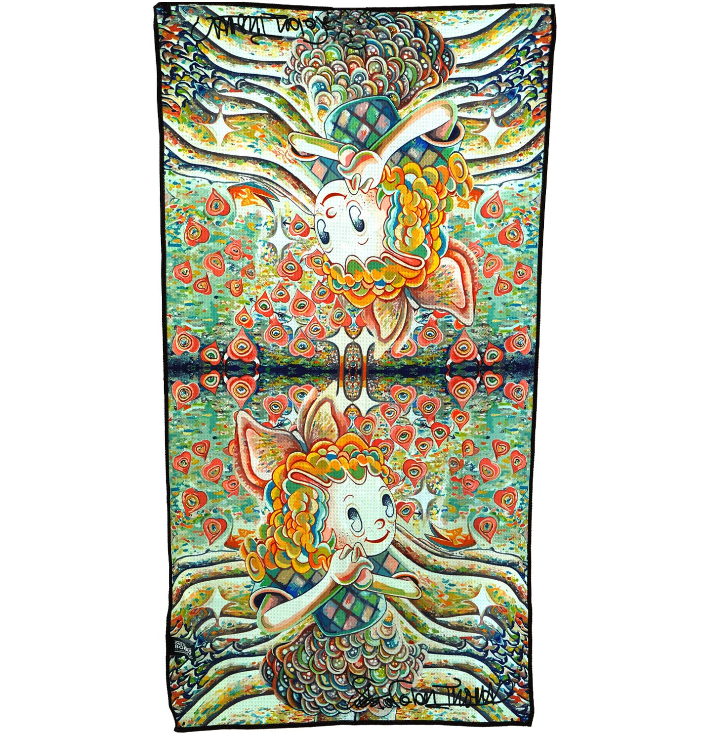 Jousting for Strawberry Girl Micro Fiber Towel