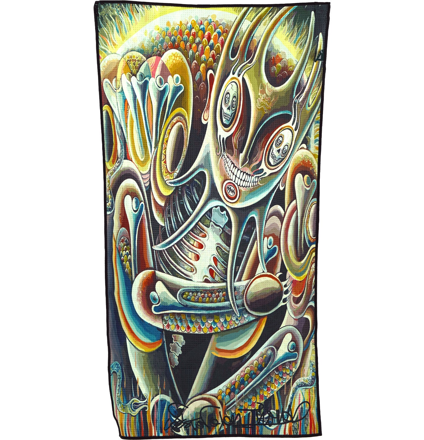 Vaper Trail and  Fire of the Mind - Double Canvas Series Micro Fiber Towel