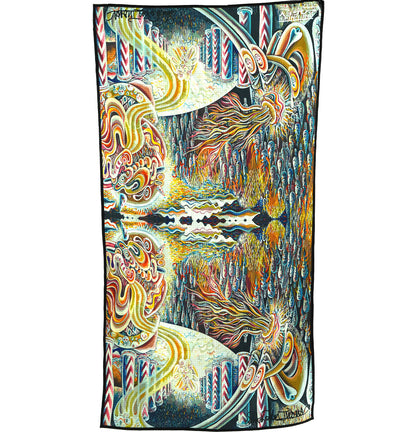 Vaper Trail and  Fire of the Mind - Double Canvas Series Micro Fiber Towel