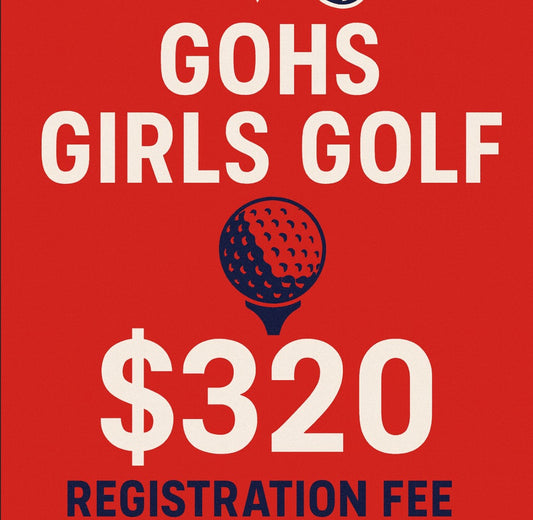 GOHS Girls Golf Registration Fee